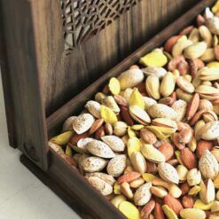 خرید جعبه جوزا بزرگ با آجیل شور نیمه برشته