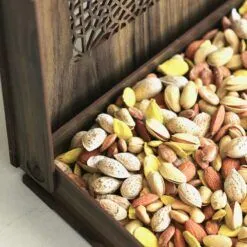 خرید جعبه جوزا بزرگ با آجیل شور نیمه برشته