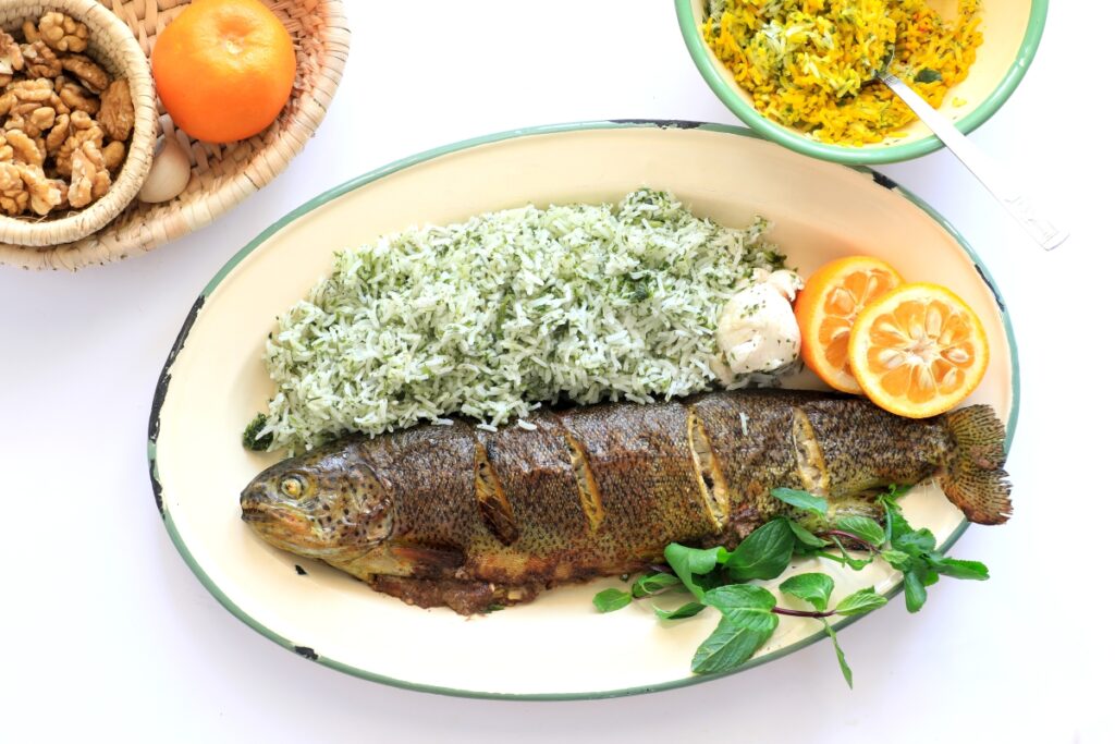 herbed rice with fish