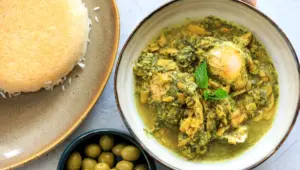 طرز تهیه باقلا قاتق با لوبیا کشاورزی و شوید خشک